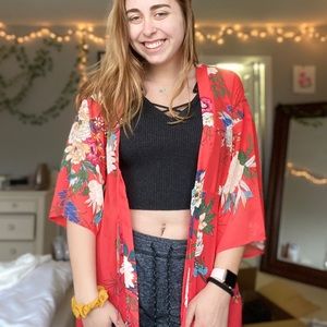 Floral Kimono- Never Worn!